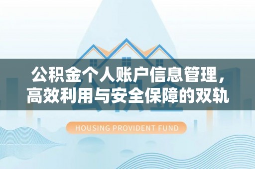 伍家岗公积金个人账户信息管理，高效利用与安全保障的双轨并行