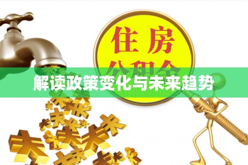 伍家岗解读政策变化与未来趋势