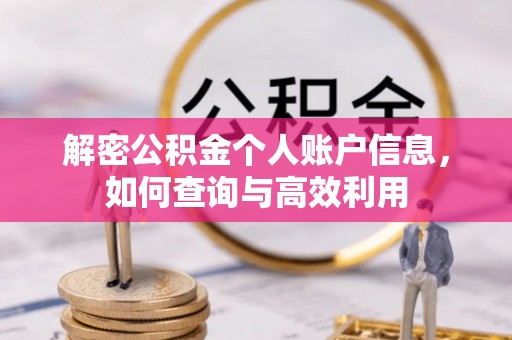 伍家岗解密公积金个人账户信息，如何查询与高效利用