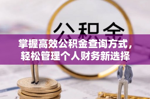 伍家岗掌握高效公积金查询方式，轻松管理个人财务新选择