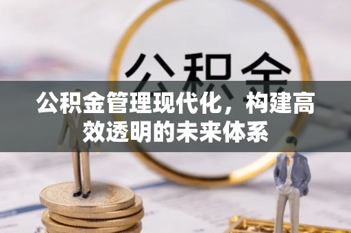 伍家岗公积金管理现代化，构建高效透明的未来体系