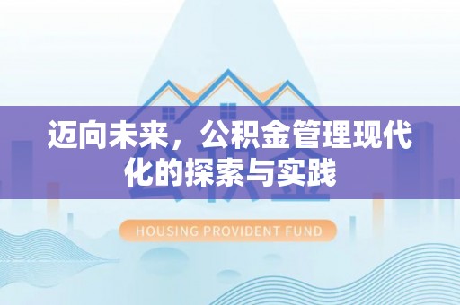 伍家岗迈向未来，公积金管理现代化的探索与实践