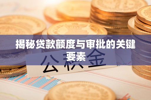 伍家岗揭秘贷款额度与审批的关键要素