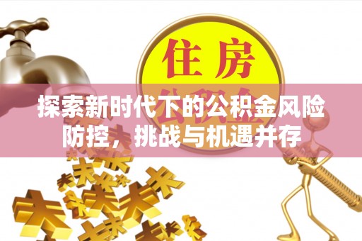 伍家岗探索新时代下的公积金风险防控，挑战与机遇并存
