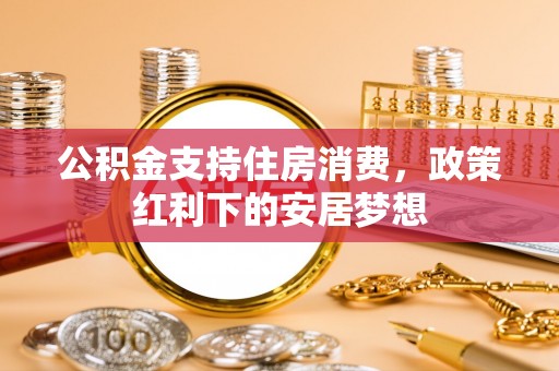 伍家岗公积金支持住房消费，政策红利下的安居梦想