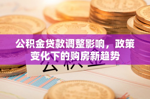 伍家岗公积金贷款调整影响，政策变化下的购房新趋势
