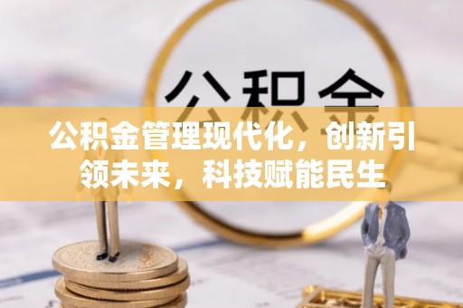 伍家岗公积金管理现代化，创新引领未来，科技赋能民生