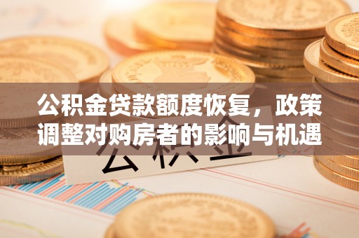 伍家岗公积金贷款额度恢复，政策调整对购房者的影响与机遇