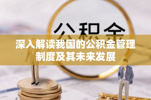 伍家岗深入解读我国的公积金管理制度及其未来发展