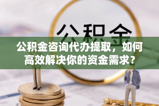 伍家岗公积金咨询代办提取，如何高效解决你的资金需求？