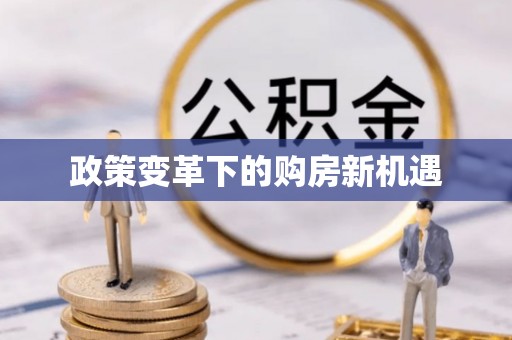 伍家岗政策变革下的购房新机遇