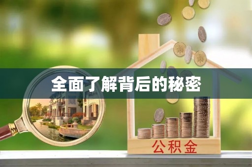伍家岗全面了解背后的秘密