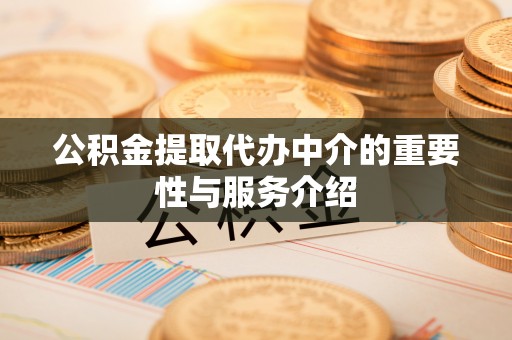 伍家岗公积金提取代办中介的重要性与服务介绍
